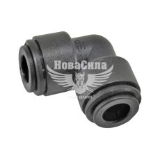 З'єднувач аварійний трубки ПВХ Г-подібний пластик 8х8мм. (John Guest)