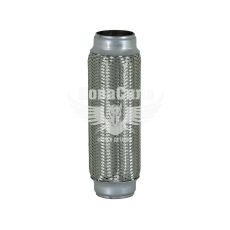 Гофра глушника 50х230мм. 2-х шарова (CarLine) (довгий фланець)