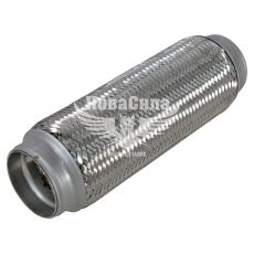 Гофра глушителя 64х270мм. 3-х слойная (CarLine) (длинный фланец)