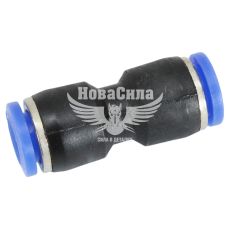 З'єднувач аварійний трубки ПВХ прямий пластик 7х7мм. (Rider)