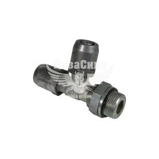 Соединитель аварийный трубки ПВХ тройник металл М22х1,5х12мм.(WIRA)