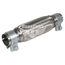 Гофра глушителя 45х200мм. 3-х шаровая (Mapco) (длинный фланец с хомутами)