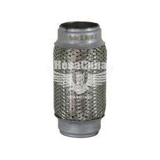 Гофра глушника 50х150мм. 2-х шарова (CarLine) (довгий фланець)