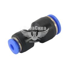 Соединитель аварийный трубки ПВХ редукция пластик 4х8мм. (Skadi)