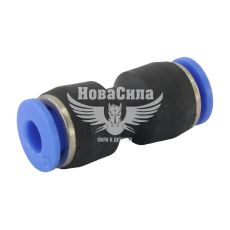 Соединитель аварийный трубки ПВХ прямой пластик 5х5мм. (Skadi)