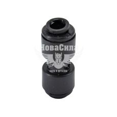 Соединитель аварийный трубки ПВХ редукция пластик 4х6мм. (John Guest)