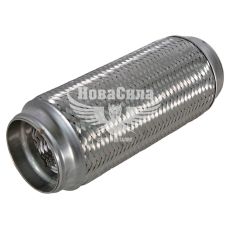 Гофра глушника 75х250мм. 3-х шарова (Walline) (довгий фланець)