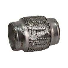 Гофра глушителя 55х100мм. 3-х слойная (Walline) (длинный фланец)