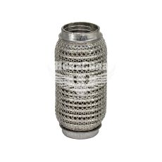 Гофра глушника 45х150мм. 3-х шарова кольчуга (EuroEx) (короткий фланець) Chevrolet Lacetti