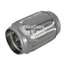 Гофра глушителя 64х150мм. 3-х слойная (Walline) (длинный фланец)