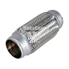 Гофра глушителя 45х150мм. 2-х слойная (CarLine) (длинный фланец)