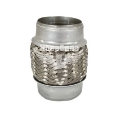 Гофра глушника 57х100мм. 3-х шарова (AGK) (довгий фланець)