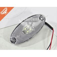 Фонарь прицепа (боковой) овальный (Tigear) (белый)