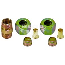 Рем. к-т. трубки ПВХ с штуцером прямой 12мм. (Rider) (М18х1.5)