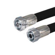 Шланг гідравлічний високого тиску 30 2SN Євро обжим L-0,5 метра (Agroimpuls) підсилений