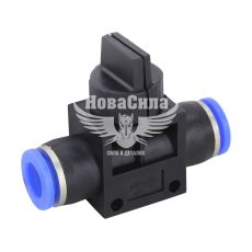 З'єднувач трубки ПВХ прямий 8мм. (Airkraft) SHVFF з регулюванням подачі повітря