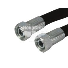 Шланг гідравлічний високого тиску 36 1SN ГОСТ обжим L-1,0 метра (Гідросила)