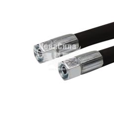 Шланг гідравлічний високого тиску 24 1SN Євро обжим L-1,2 метра (Agroimpuls)