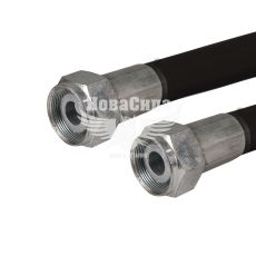 Шланг гідравлічний високого тиску 50 2SN Євро обжим L-1,0 метра (Agroimpuls) підсилений