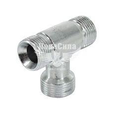 Штуцер трійник S24-S27 М20х1,5-М22х1,5-М20х1,5 (ДК)