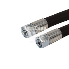 Шланг гидравлический высокого давления 24 2SN Євро обжим L-1,4 метра (Agroimpuls) підсилений