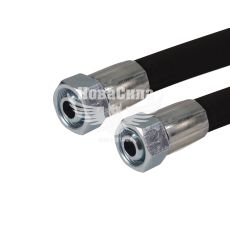 Шланг гідравлічний високого тиску 32 2SN Євро обжим L-0,8 метра (Agroimpuls) підсилений