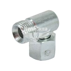 Штуцер кутовий S19 з гайкою М16х1,5-М16х1,5 (ДК)