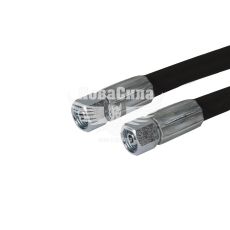 Шланг гідравлічний високого тиску 19 2SN Євро обжим L-0,5 метра (Agroimpuls) підсилений