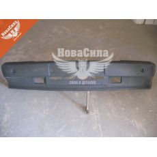 Бампер 3302-Газель до03р.в. передній голий старий взірець (Технопласт) (чорний)