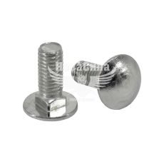 Болт бампера 2107 хром. короткий (СНД) (8х21мм.)