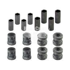 Втулка ричага перед. підвіски 2410-Газ рез.+метал. (СНД)