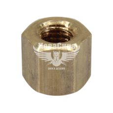 Гайка колектора 2101-07 латунна (БелЗАН) (М8х1.25) точена