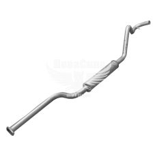 Глушник (резонатор) середній 2123-Н. Шевроле (ТМК) (Важкий)