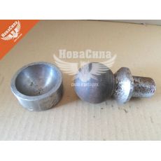 Головка кульова гідроциліндра з вкладишем Камаз (ДК)