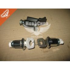 Замок багажника + личинки 2110 (Лого-Д) (чорний)