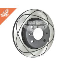 Диск тормозной 2108-099 передний (Trialli) 2113-15 с выточкой