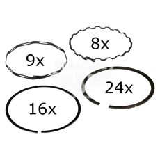 Кільця поршневі 130-Зил 101.0 (МЗПК)