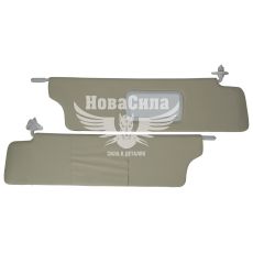 Козирьок сонцезахисту (щиток) 21213-Н.Тайга жорсткий (СНД) (з дзеркалом)