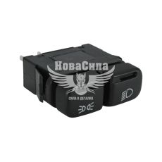 Кнопка выключатель габаритов и ближнего света 2113-15 двойная (Skadi) 2109-099 инжектор