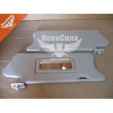 Козирьок сонцезахисту (щиток) 2110 жорсткий (СНД) (з дзеркалом)