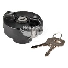 Кришка б-бака 2101-07 на ключ (ДААЗ) (чорна)