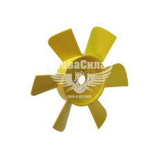 Крильчатка системи охолодження 3302-Газель 6 лопастей (жовта) (Україна)