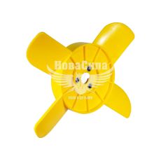 Крыльчатка системы охлаждения 2101-07 4 лопастей (АРК) (желтая)