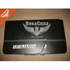 Обшивка дверок 2101-07 кожа декор. черная (Украина)