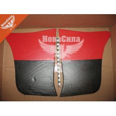 Обшивка біля ніг 2101-07 шкіра декорат. червона (СНД)