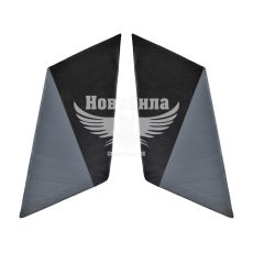 Обшивка зад. стійок 2101-07 внутр. шкіра декорат. сіра (СНД)