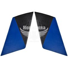 Обшивка зад. стійок 2101-07 внутр. шкіра декорат. синя (СНД)