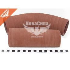 Патрубок системи охолодження 4320-УрАЛ к-т. 2шт. червоні (СНД)