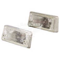 Підфарник передній 2101 білі хром корпус (Формула Світла)