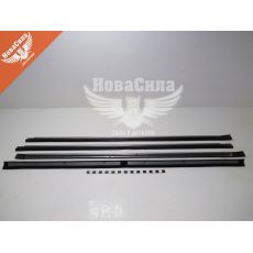 Планка на стекло бок. двери 21213-Н.Тайга внеш. хром металл. + резина (СНГ)
